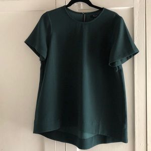 Forest green blouse